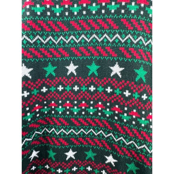 33Degrees Christmas Dinosaur Sweater  Green & Red Size Large - Picture 4 of 7